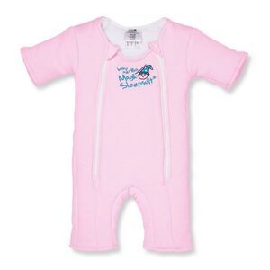 Baby Merlin's Magic Sleepsuit Swaddle Wrap Transit Pink